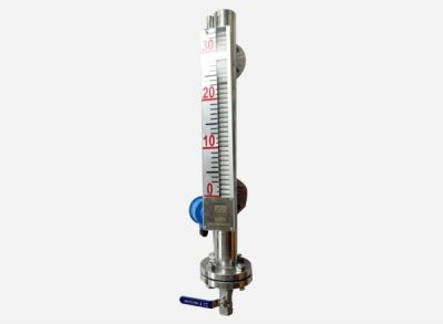 Magnetic flap level gauge